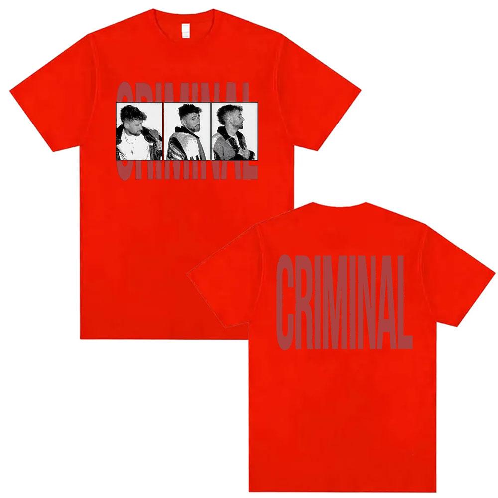 Dani Fernandez Criminal Album Graphic Tee Shirt Mens Women Summer Streetwear Hip Hop Tshirt High Quality 100 Cotton T Shirt