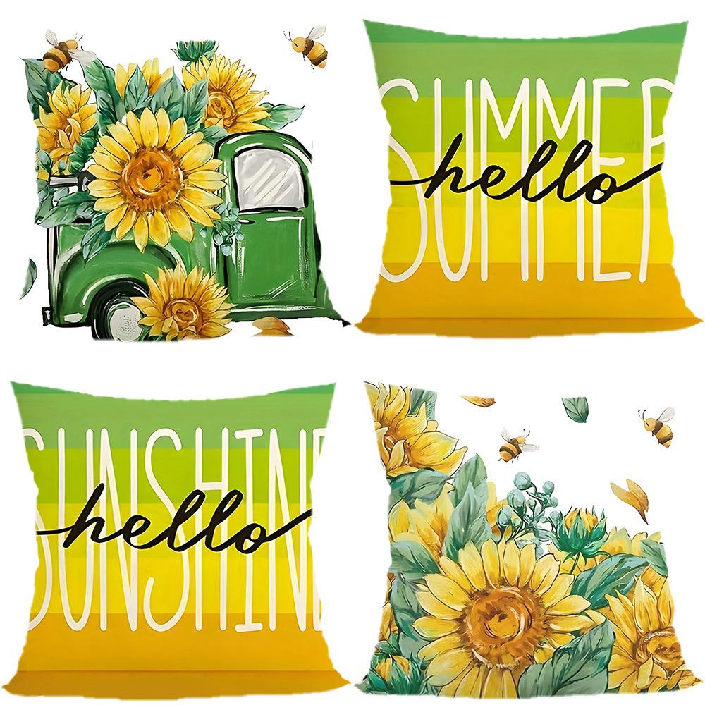 Halloween Pillowcase Pumpkin Skull Funny Ghost Cushion Cover Sofa Living Room Decoration Pillow