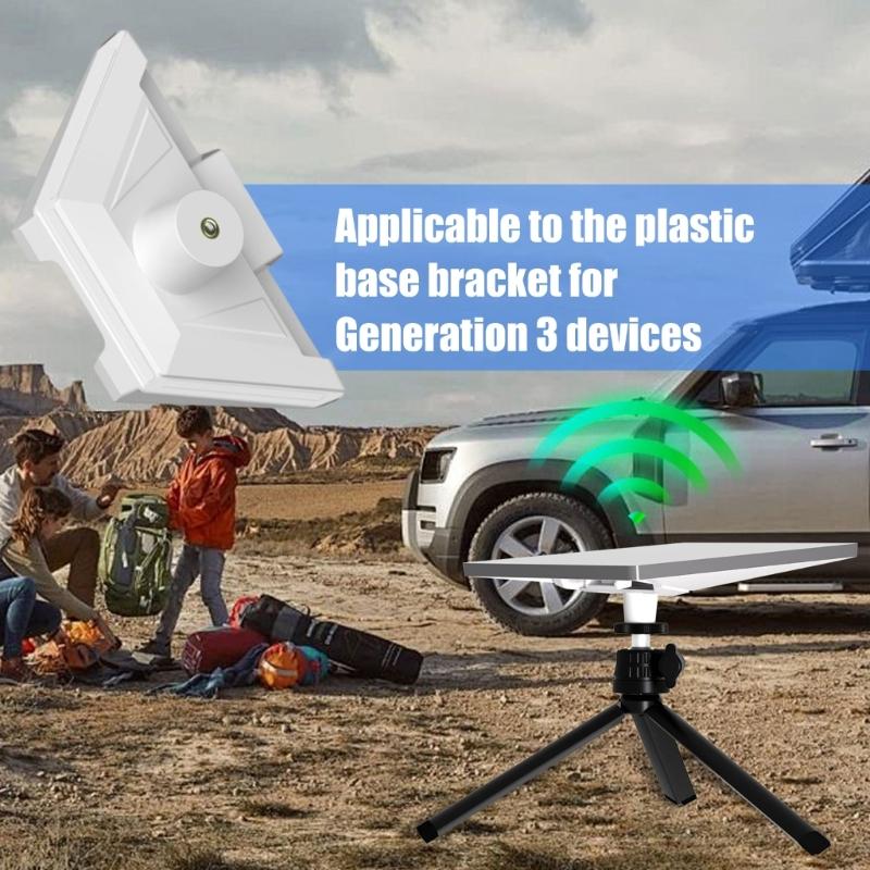 Easy Installation Adapter Mount for Gen 3 Outdoor Mount Adapter for Most Common Tripod Mount Kit with 1/4in Nut