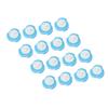 16pcs Toilet Brush Replace Heads Disposable Water Soluble Cleaner Toilet Brush Refills for Bathroom