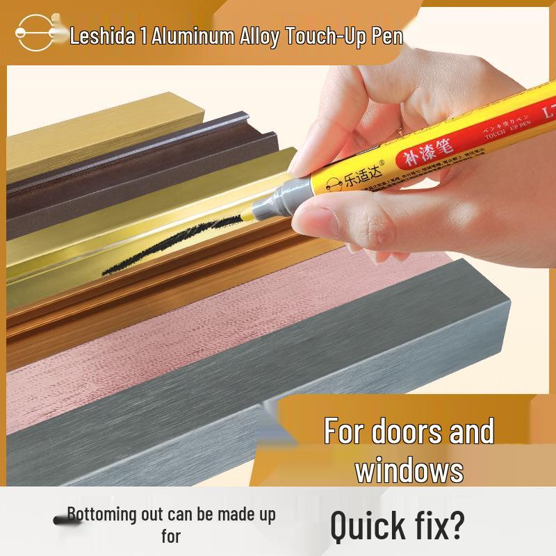 

Алюминиевый сплав Подкрашивающий карандаш для ремонта краски двери, окна и бытовой техники Silver