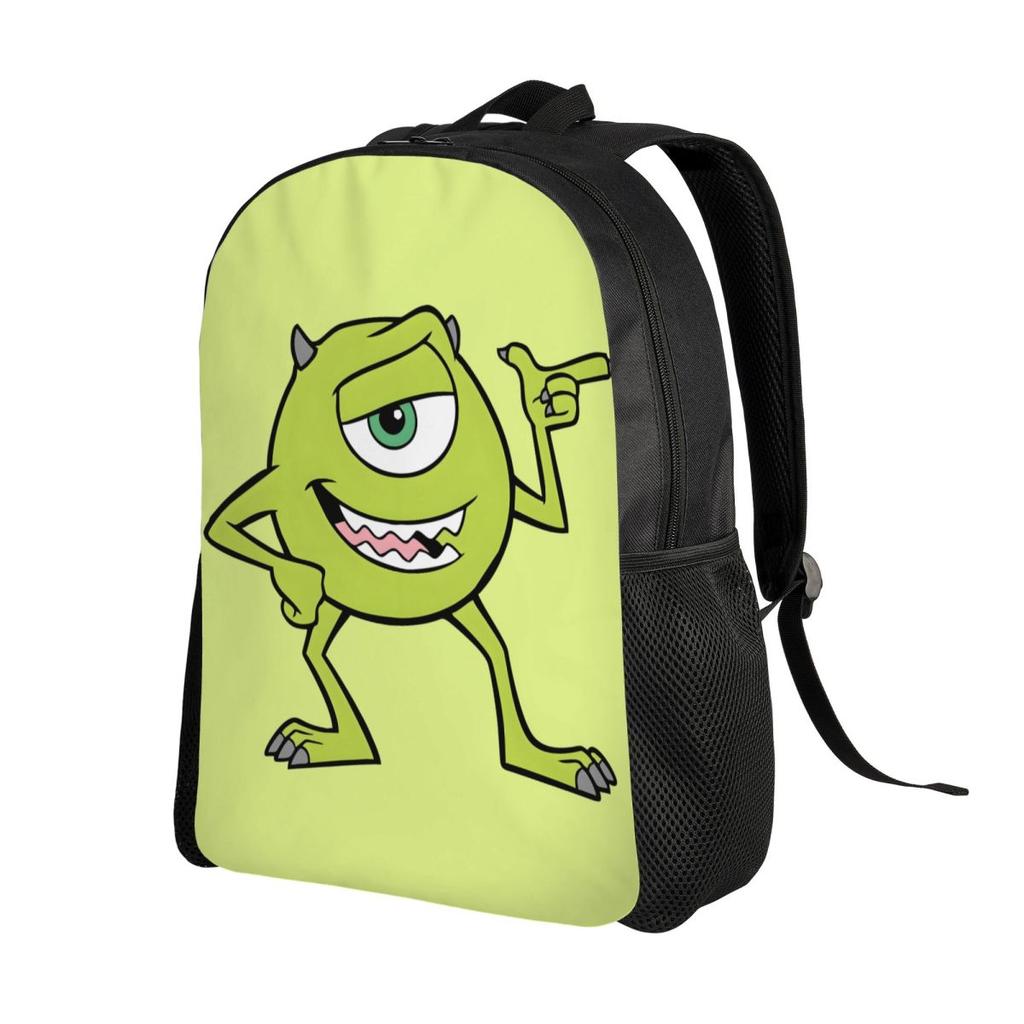 Zaino Mike Wazowski Uomo Donna Casual Borsa per Libri per College Scuola Borse Mostro Carine