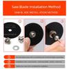 6PCS Multi-purpose Circular Saw Blade High-speed Steel Cutting Tool Electric Drill Blade Blade Set Small Size Woodworking Blade