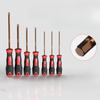 7pcs New Internal Hexagonal Screwdriver Small Wrench Hexagonal Star Set Tool Extended Straight Shank Hexagonal Edge Bicycle