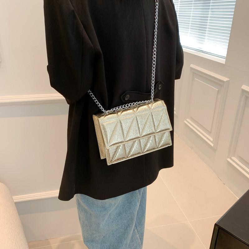 Trendy Pu Leather Crossbody Bag For Women Fashionable And Chic Small Square Bag