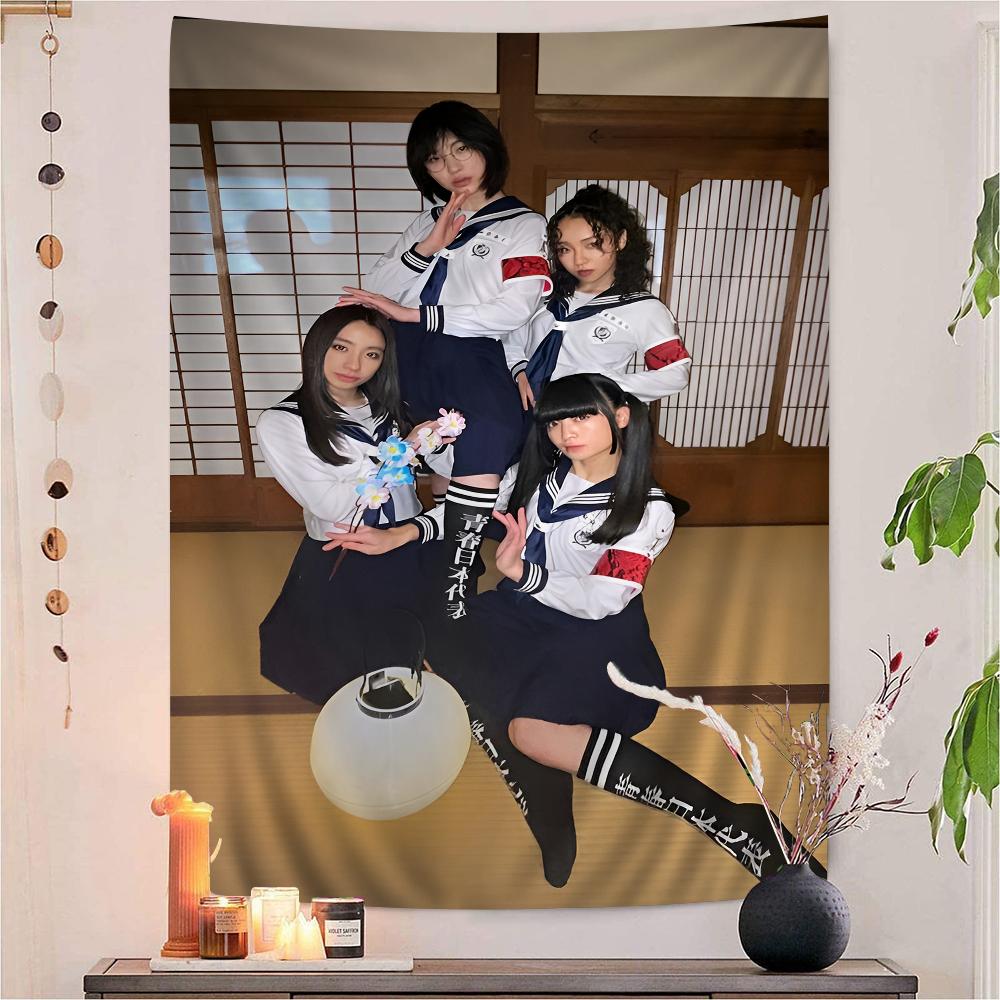 Atarashii Gakko DIY Wall Tapestry for Living Room Home Dorm Decor Wall Art Decor