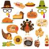 Festive Turkey Design Photo Props For Thanksgiving Day Party Celebration