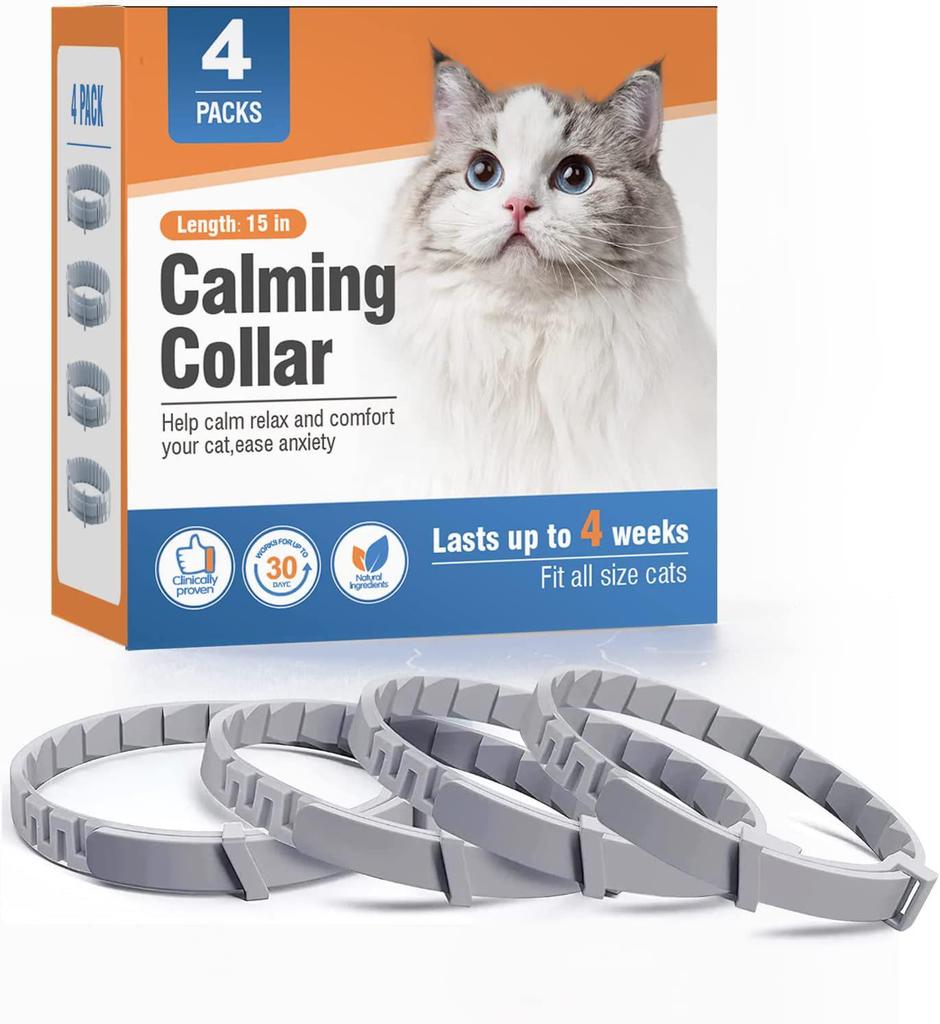 Pet Anxiety Relief Calming Collar for Cats and Dogs