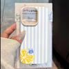 Stylish Striped Lemon Flower Case For Samsung Galaxy A17 A57 A56 A37 A36 A26 5G Cover For Galaxy S26 S25 S24 Ultra Plus FE Funda