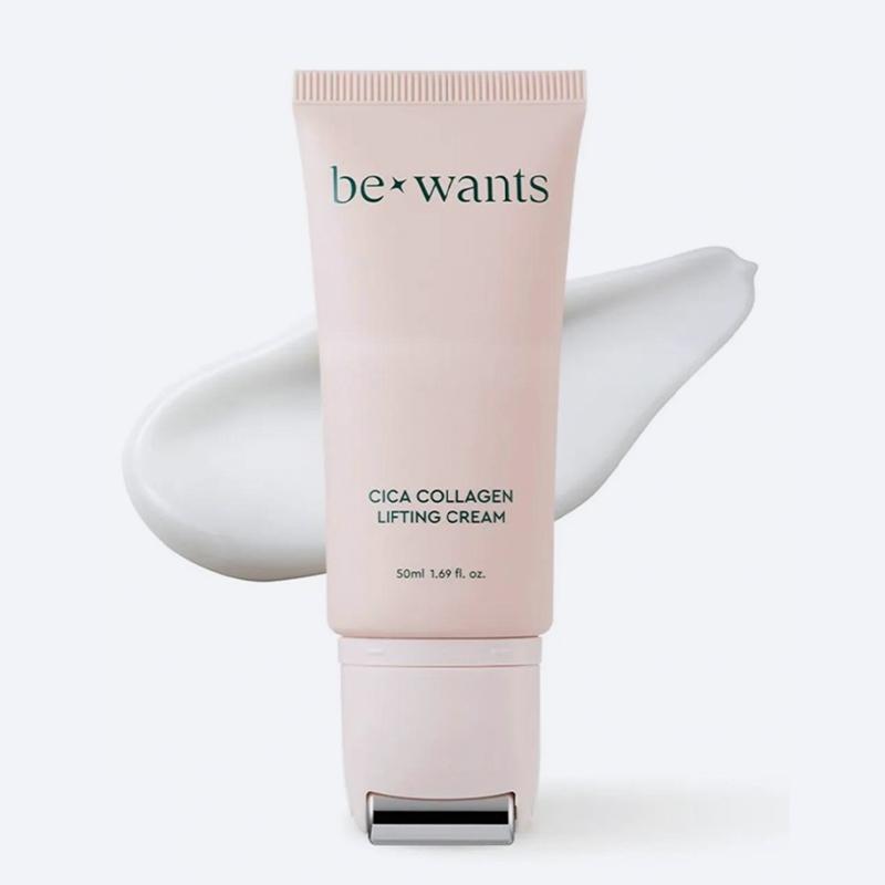 Be Wants Elastic Glow Cica Collagen Gua Sha Lifting Cream 50ml (+ Free Trial Kit)