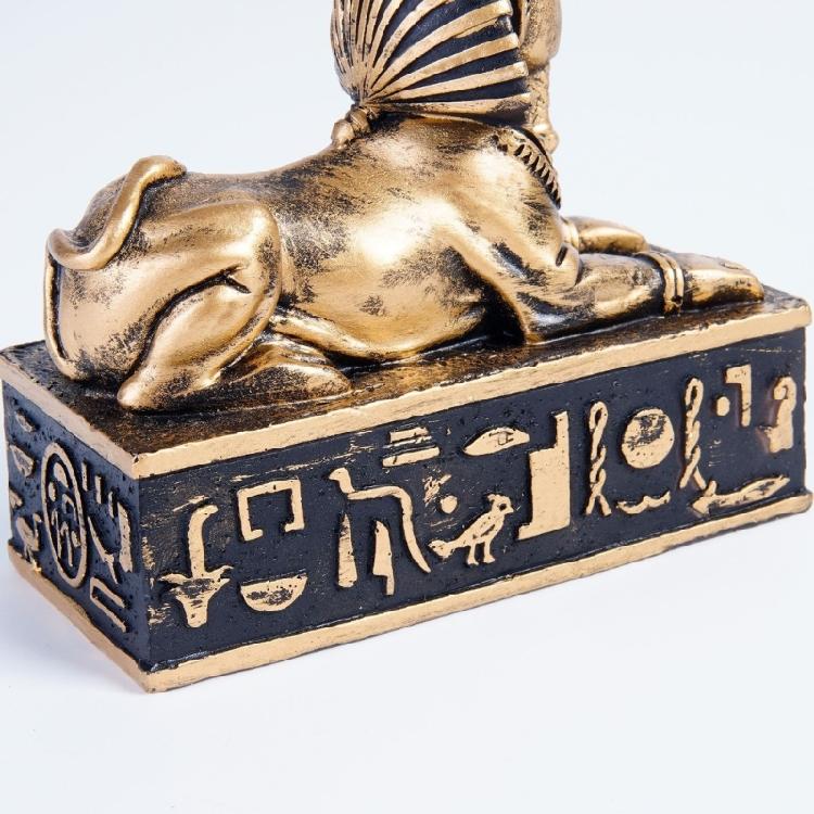 Egyptians Styles Sphinx Statue Figurines Desktop Ornament for Bookshelfs Cabinet Home Decors Table Centerpieces Gift