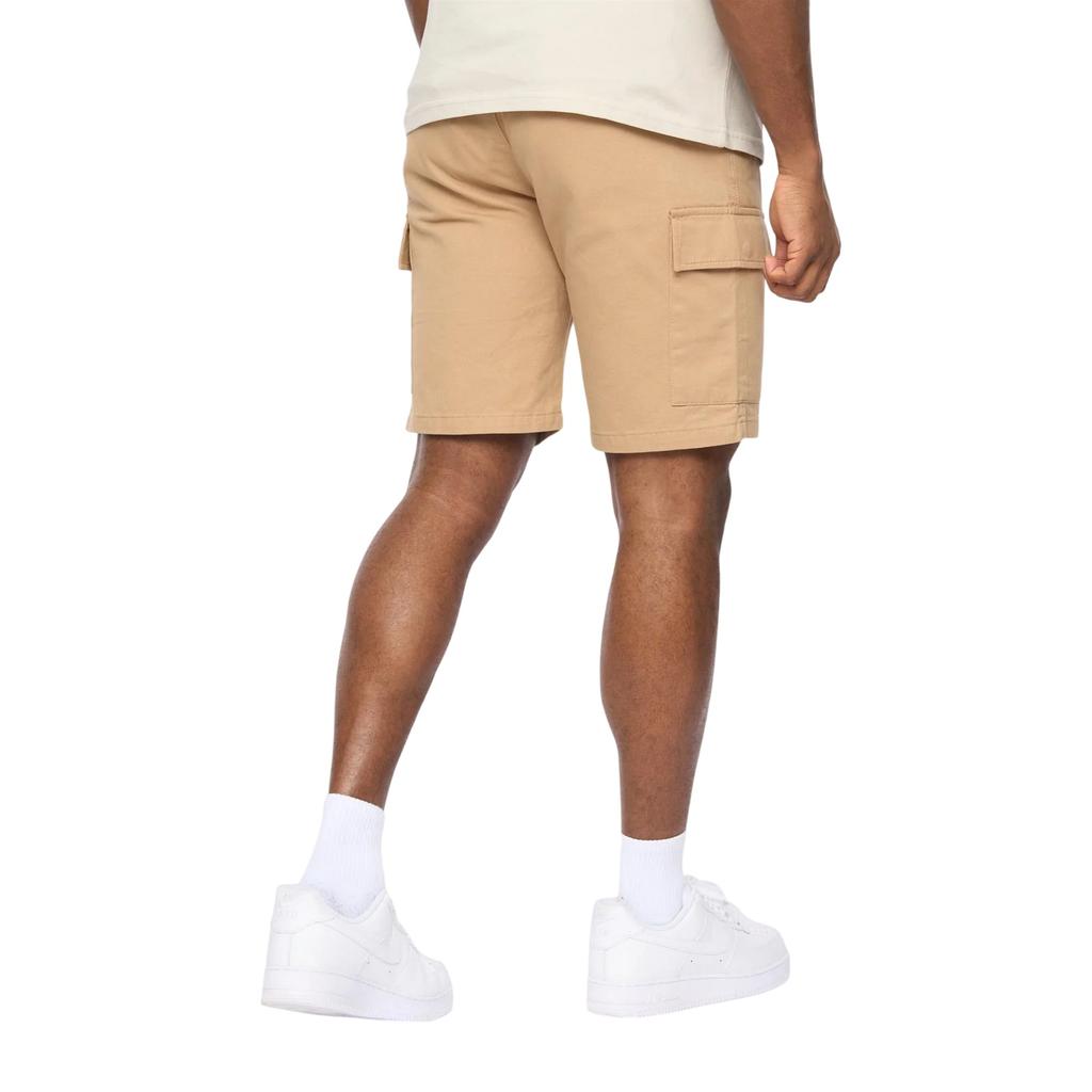 Crosshatch Mens Utilate Elasticated Waist Cargo Shorts