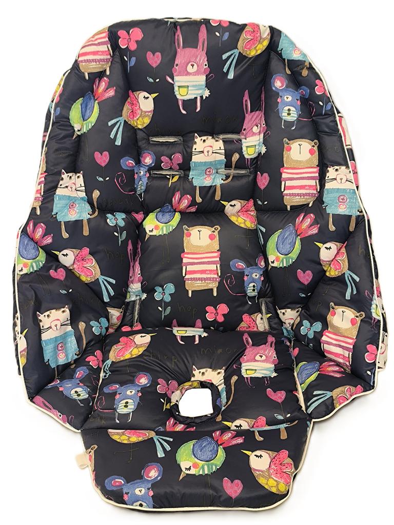 Waterproof Cover with a Pattern for the Peg-Perego Tatamia Highchair, Water-repellent Insert In the Highchair