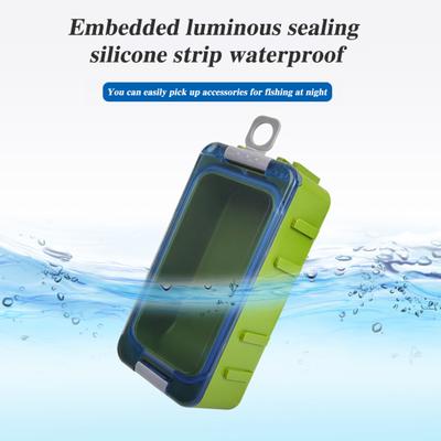 3Pcs/Set Fishing Lure Box Glow-in-the-dark Portable Waterproof Heavy Duty Artificial Fishing Bait