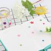 6 Sheets Per Pack Colorful Love Five Star Paper Decorative Stickers Diary Sticker DIY Album Stickers Student Stationery Stickers
