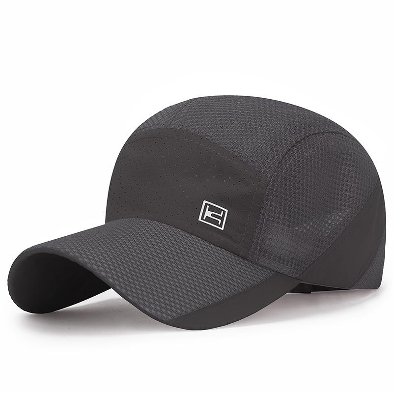 Summer New Breathable Mesh Baseball Caps For Men Outdoor Sports Quick Drying Thin Sunhat Solid Cycling Hats Women Sunscreen Cap