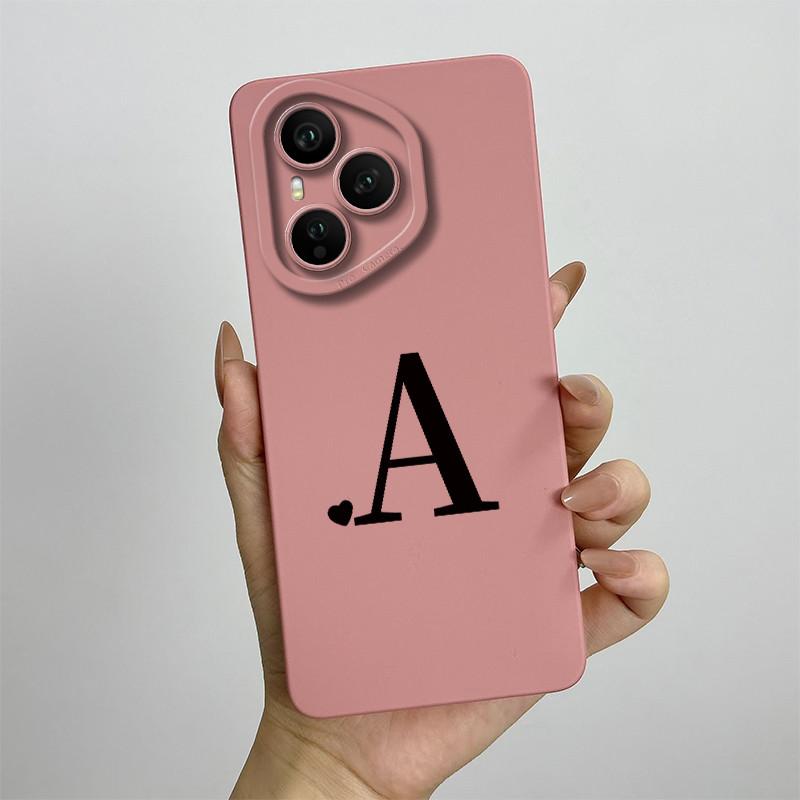 Case For Honor 400 Pro Luxury Letters Soft Phone Back Cover For Honor400 Pro 5G Full Protection Liquid Silicone Shockproof Funda