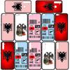 Phone Case for Samsung Galaxy S25 S24 S23 iPhone 16 15 Xiaomi Redmi Note 14 13 12 16E X 8 11 Pro Max OPPO Moto Huawei A15 Albania Albanians Flag Cover