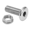 Marine Thru Hull Fitting Connector 3 8inch 316 Stainless Steel Water Drain Outlet Universal