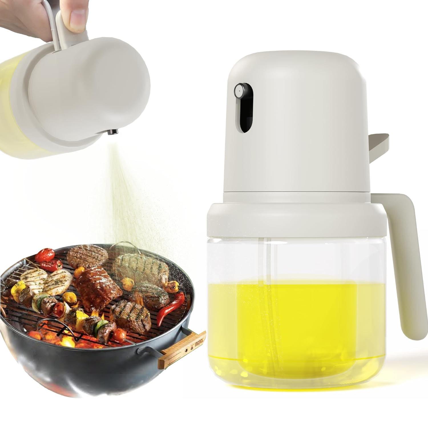 

Oil Sprayer for Cooking,180ml Olive Oil Spray Bottle,Air Fryer Vegetable Vinegar Oil Portable for Baking,Salad,Grilling,BBQ,Roasting