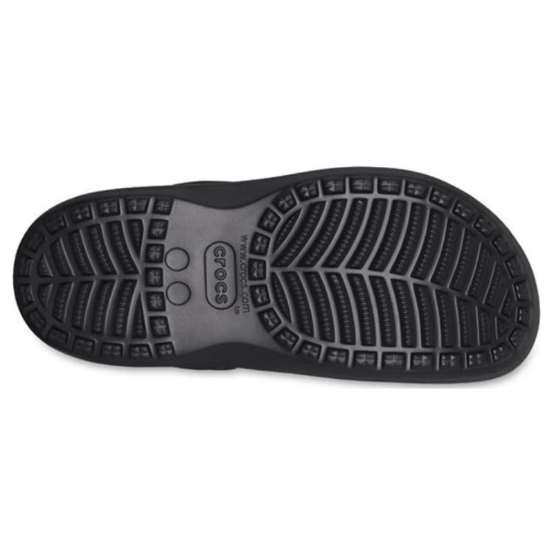 Crocs Baya Platform Lined Clog EVA 4.2cm Sandals 'Black' Women's