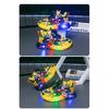 Boys Ultraman Sports Shoes Children's Light-Up Shoes Boys Running Shoes Rotating Button Soft Sole Shoes