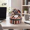 Cabin Style Sewing Kit Quilted DIY Patchwork Tissue Box Kit, with Pre-Cut Fabric, Cover Whimsical Woodland Animal Box, for Adults Beginners Bush Quilt