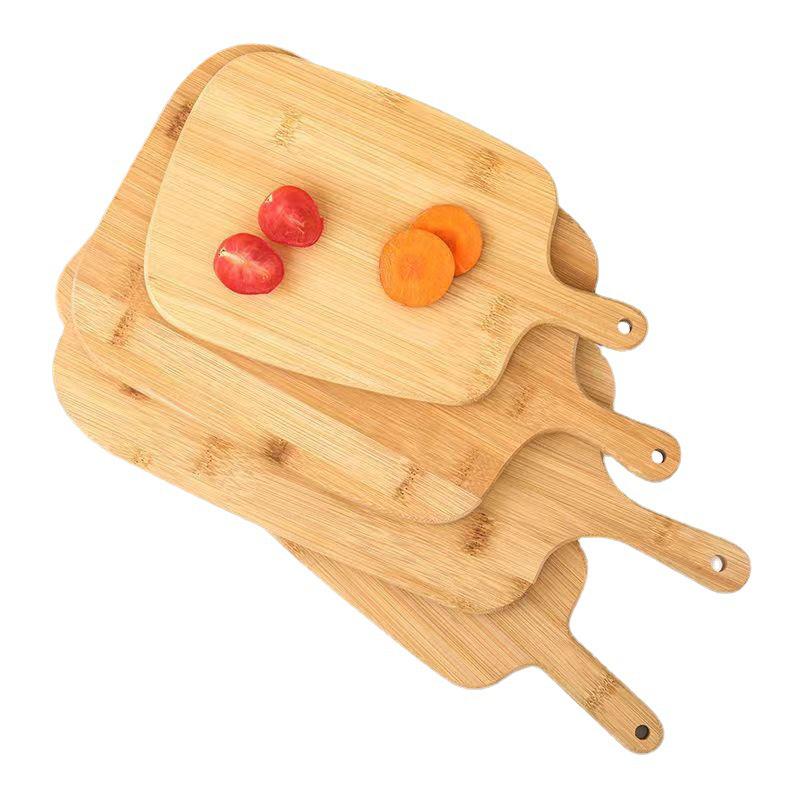 Bamboo Hanging Cutting Board with Handle for Vegetables, Fruit, Steak, Bread, and Meals