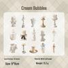 Yu Xian Sweet Frost 3D Retro Sticker Pack for DIY Journals and Decorative Scene Setting