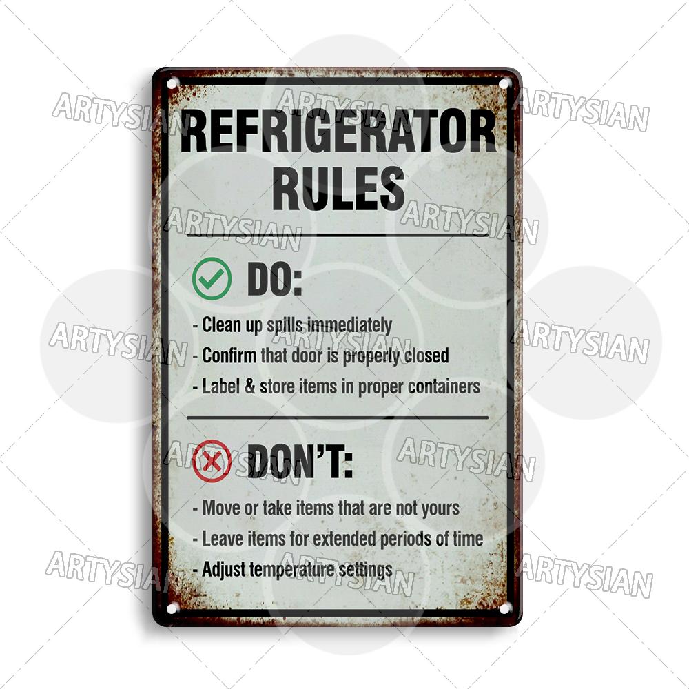 Hygiene Metal Sign No Shoes No Food Drink Restaurant Office School Public Space Plaque Wash Your Hand Sanitizer Keep Clean Sign