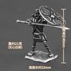 Metal Roman Legion Soldier Model Tabletop Game Spear Phalanx Figure Unpainted Collectible Desktop Car Decor