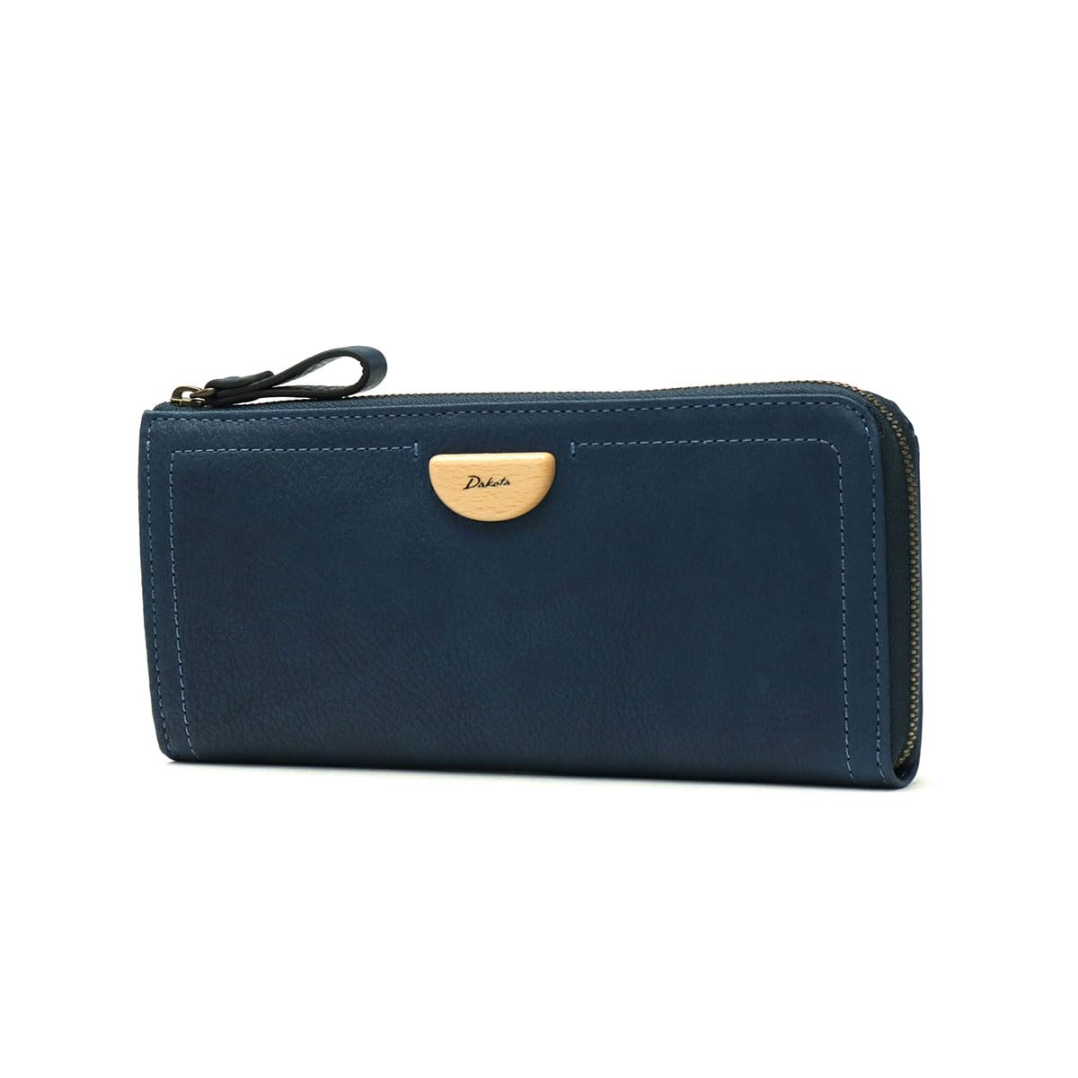 

Dakota Arbre zipper long navy L-shaped wallet,