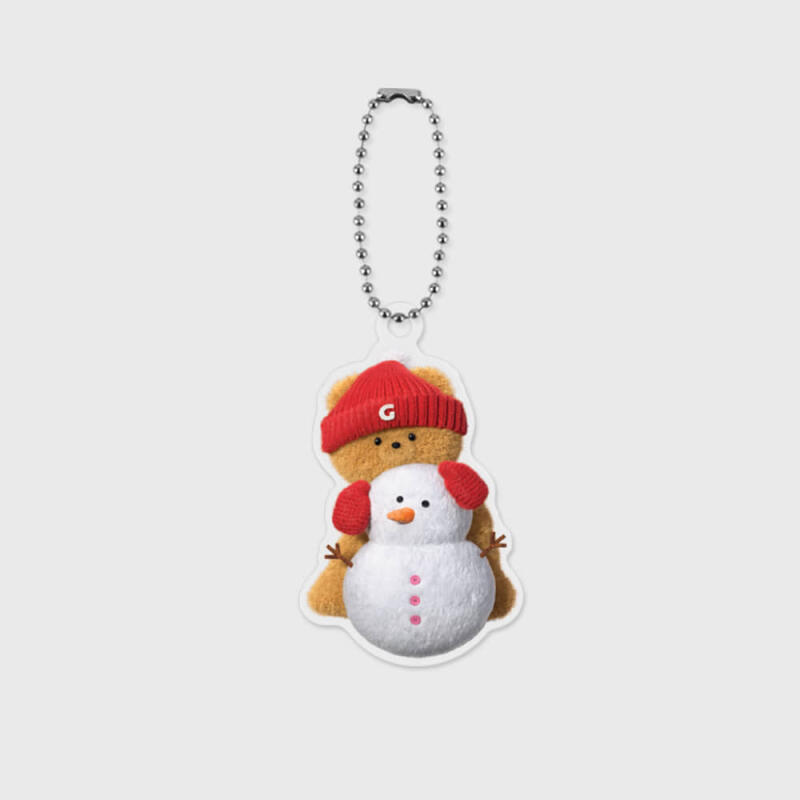 Snowman for Gummy Acrylic Keychain Single product
