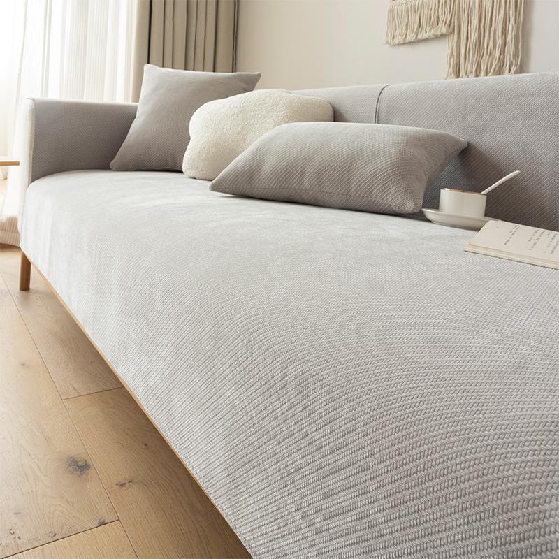 

Подушка для дивана из хлопка и льна, однотонный простой современный чехол для дивана, тканевый чехол, осенне-зимний тканевый чехол с высоким полюсом 70*70