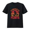 Mens Vegan Vegetarian Funny Plants Fitness Workout Veganism Retro T Shirt Black XL Vintage Washed Designer Clothes Fashion Soft