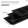 1 Stück Haushalt Lüftungsgitter Wandlüftungsabdeckung Schrankteile 50/60/80mm*150-500mm Aluminium für Schrank DIY Zubehör