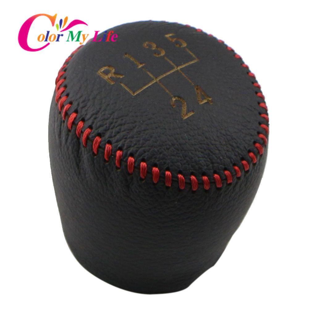 Leather Gear Head Shift Knob Protection Cover Case for Chevrolet Chevy Cruze 2009 - 2015 AT MT