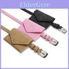 Ladies Fashion Waist Bag With Solid Color Design And Suede For Daily And Business