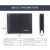 Baellerry Men Short Wallet Classic Design PU Leather Bifold Wallets Vintage Fashion Men Purse Card Holder