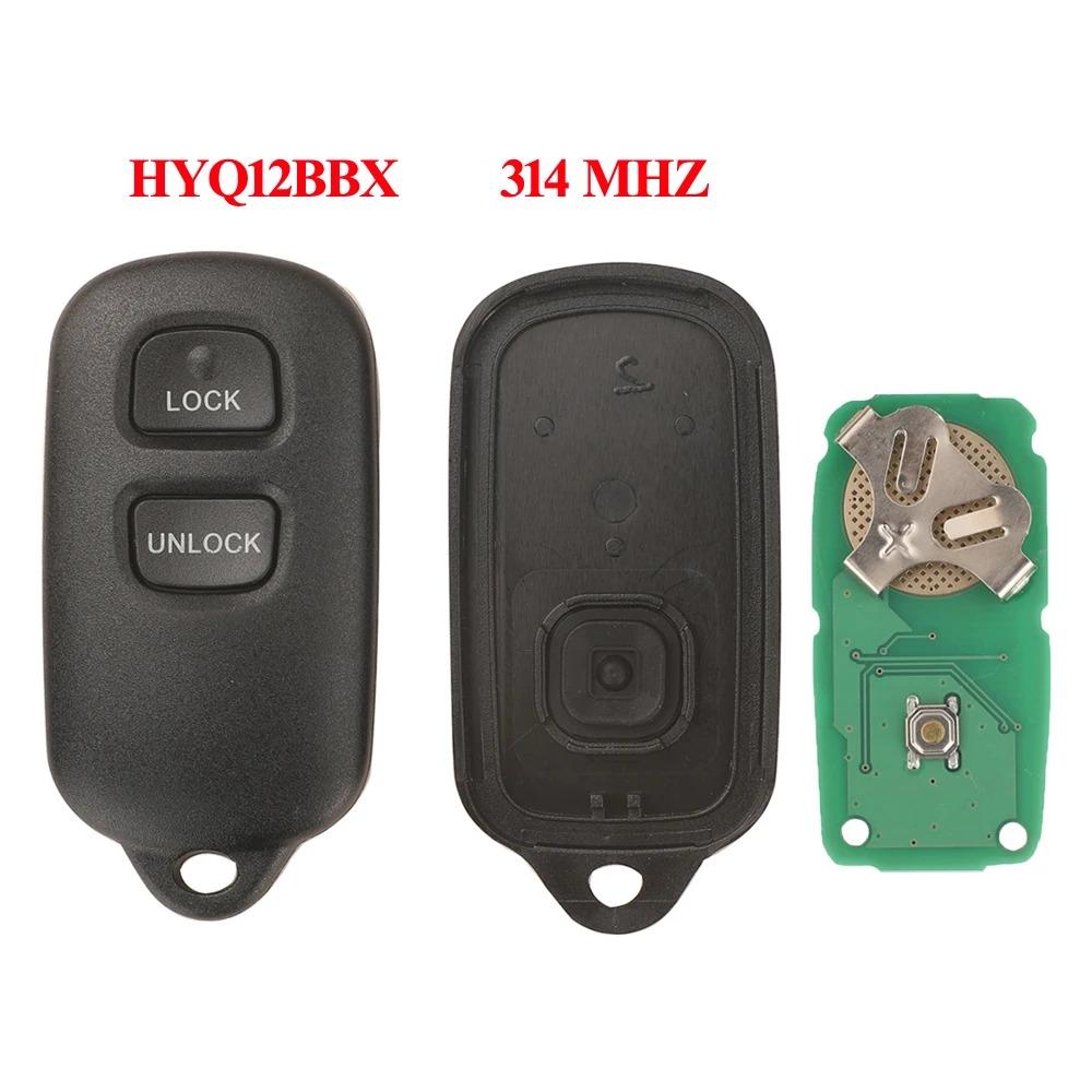 Remote Car Key Alarm GQ43VT14T/HYQ12BBX/1512Y/12BAN 314MHZ For Toyota Camry Corolla Highlander Solara Sienna 2002-2007