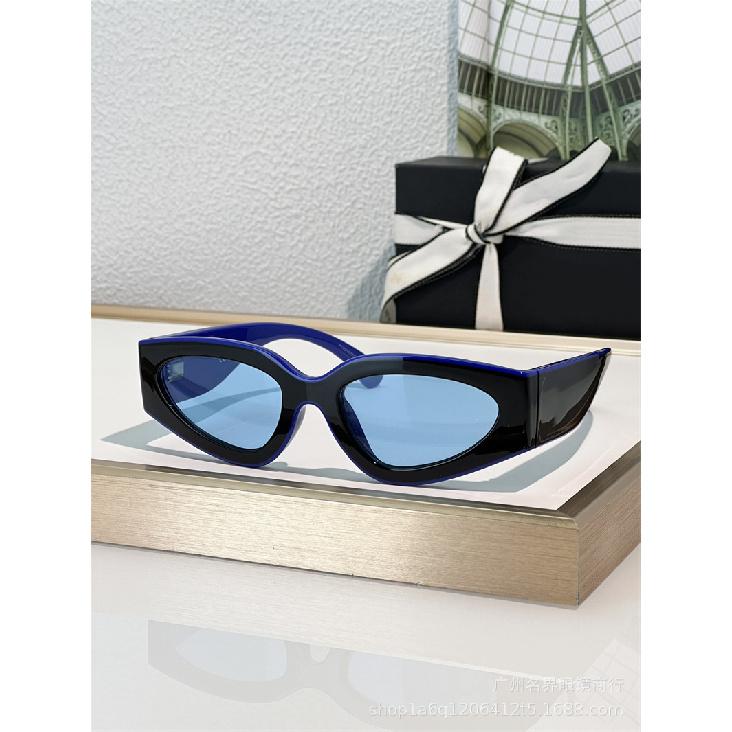 Nuevas gafas de sol de panda, gafas de sol cat-eye en blanco y negro, adelgazantes y que cubren la cara, recomendadas por celebridades de internet, gafas de moda