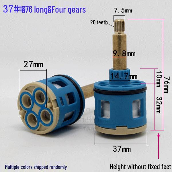 3/4-Hole Faucet Cartridge Valve Core, 3/4-Function Shower Bathtub Mixer Tap