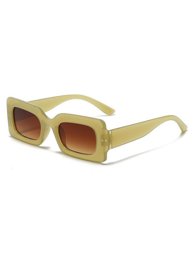 Y2K Bold Rectangle Sunglasses Multi Color Choices UV Protection Fashion Daily Wear Eyewear KJ102