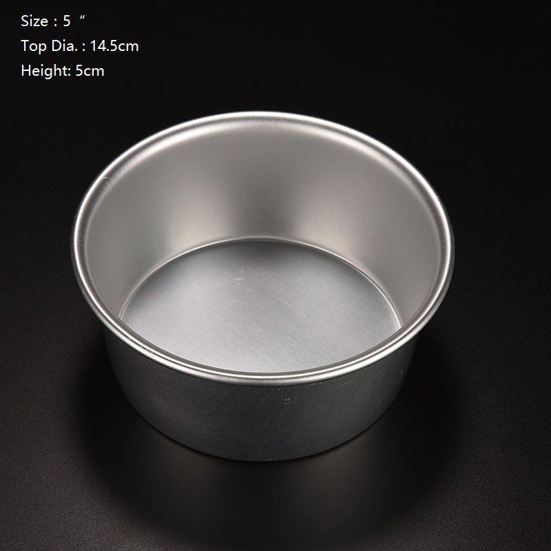 Premium Quality New 4 5 6 8 Inch Aluminum Alloy Round Cake Baking Mould Pan Bakeware Tool