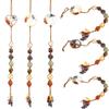 Crystal Car Pendant With Handwoven Weaving Design For Bedroom Decor
