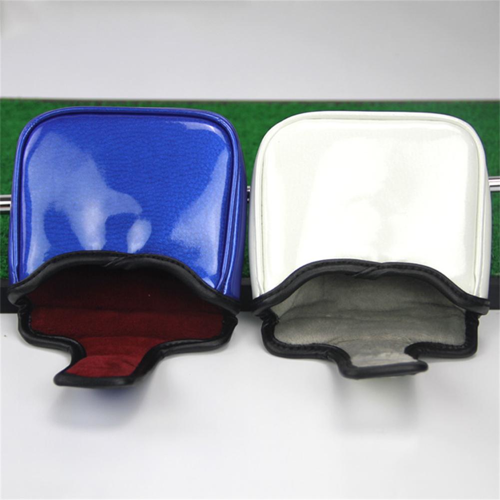 Pu+ Thick Fleece Golf-sports Putter Cover Square Club Head Cover Skull Pattern Universal Golf-sports Club Head Covers Accessory