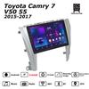 Android Car-Play Car Radio For Toyota Camry 7 V50 55 2015-2017 Multimedia Player Head Unit Stereo GPS Navigation BT WIFI,2+64GB