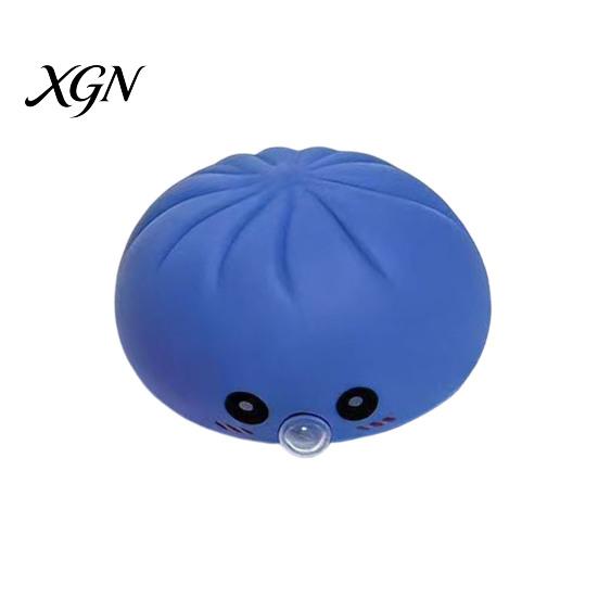 Stress Relief Toy Rice Dumpling Squeeze Soft Balls Cute Fun Fidget Blow Bubbles Shape Skin-Friendly for Adults
