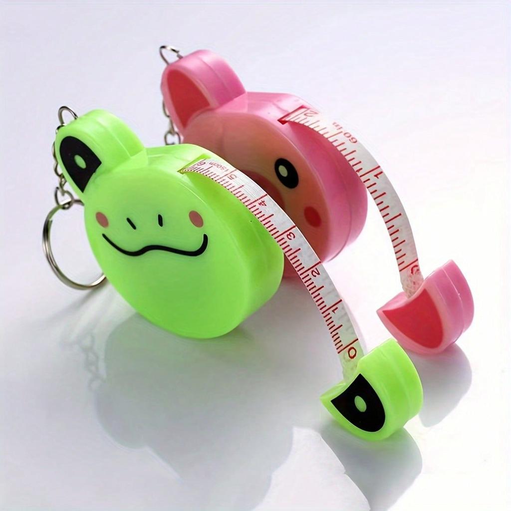 1pc Cartoon Retractable Tape Measure, Household Body Sizing Ruler For Dressmaking