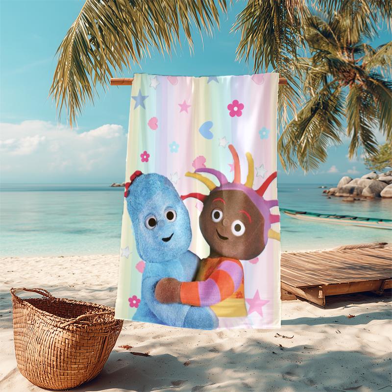 1Pc Colorful Creatures Collection Beach Towel Microfiber Beach Towel Thin Absorbent For Beach Swimming Yoga Bath Sports 0917247